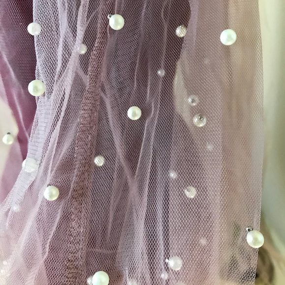 Chiffon pearl top neck bow ✨ - Picture 5 of 5